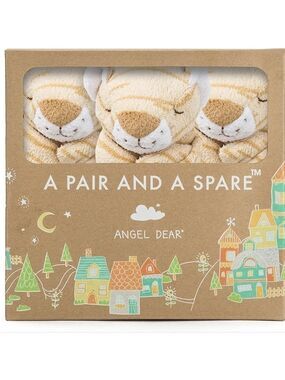 ANGEL Dear Pair and a Spare 3 Piece Baby Blankie Set-Tiger?